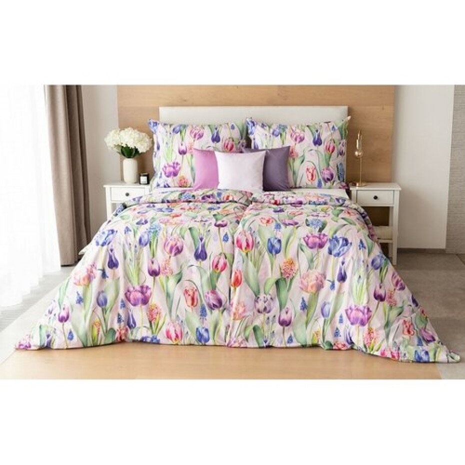 Matějovský Bavlněné povlečení Deluxe Tulipa, 140 x 220 cm, 70 x 90 cm - main (1)
