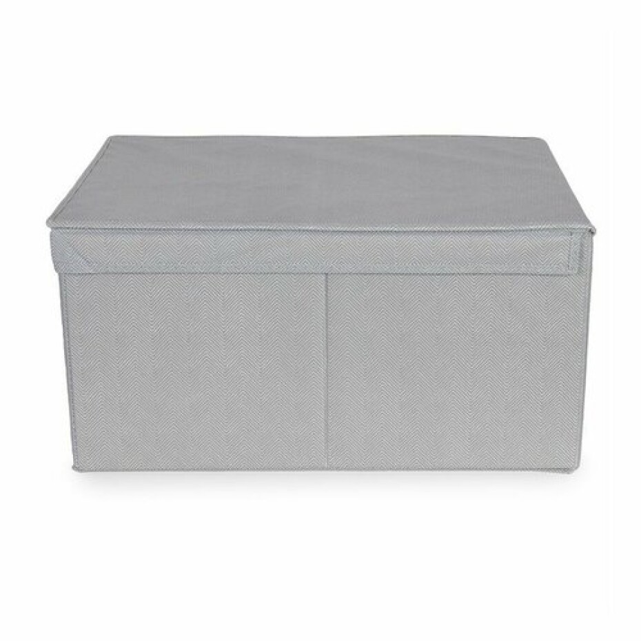 Compactor Skládací úložný kartonový box Wos, 40 x 50 x 25 cm, šedá, L - main (1)