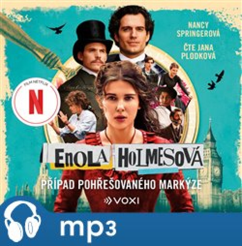 Enola Holmesová – Případ pohřešovaného markýze, mp3 - Nancy Springerová - main (0)