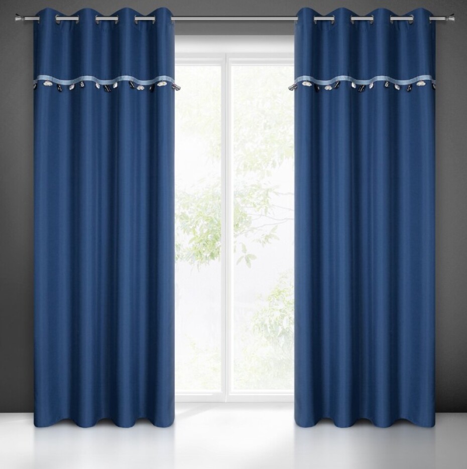 ArtFir Zatemňovací závěs CAR 2 K | tmavě modrá 140 x 250 cm - main (0)