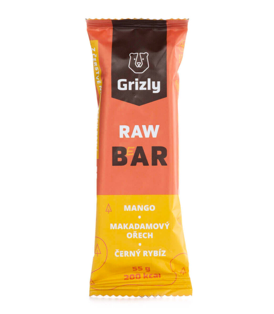 Grizly RAW Bar mango-makadam-černý rybíz 55 g - main (0)