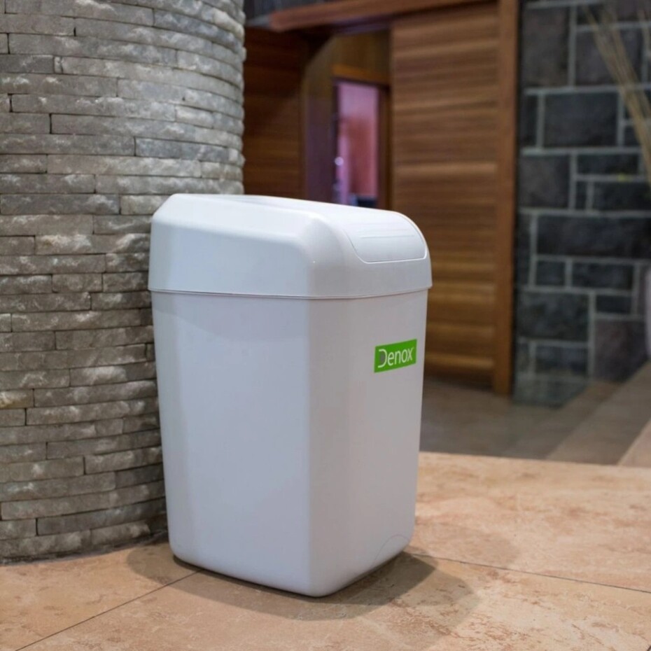 Denox Troya odpadkový koš 15 l, bílý, 15 l - main (1)