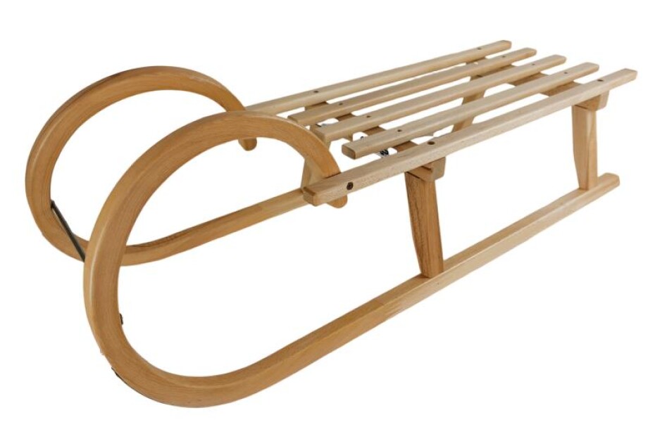 Acra Sáně dřevěné 100cm Rohačky dřevěný sedák - main (0)