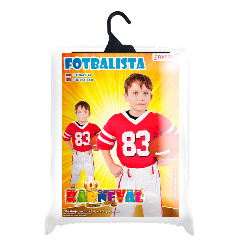 Rappa Dětský kostým Fotbalový hráč. vel. M - main (2)