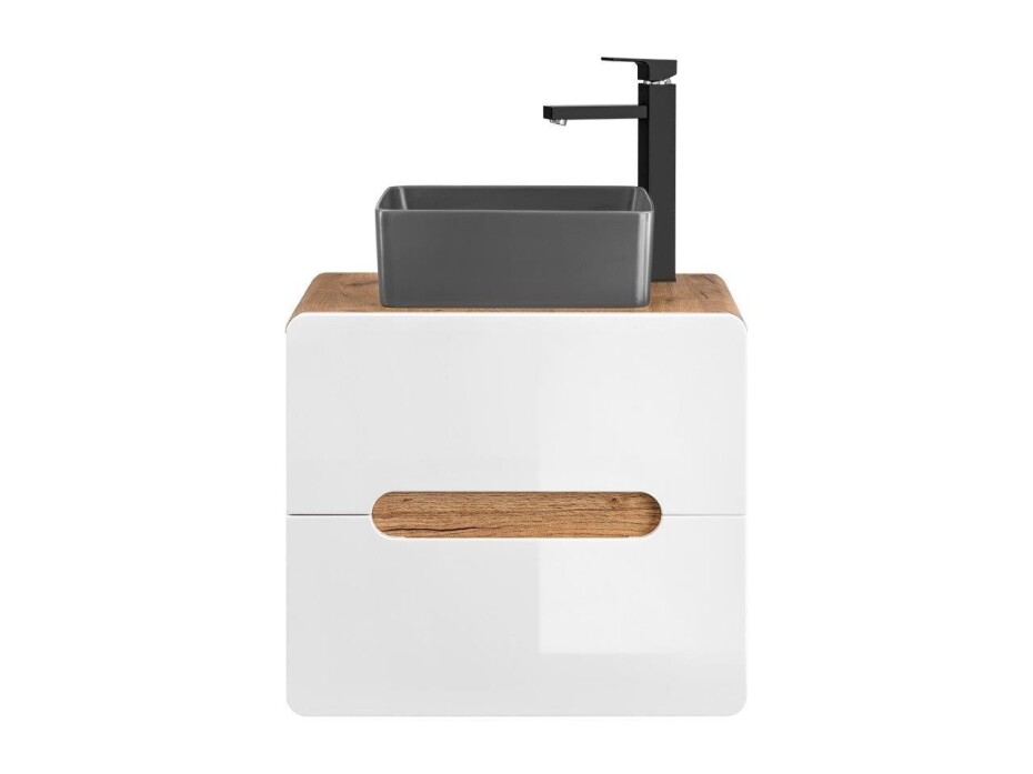 ArtCom Keramické umyvadlo UM-6276 SLIM 1 | šedý mat 40 cm - main (1)