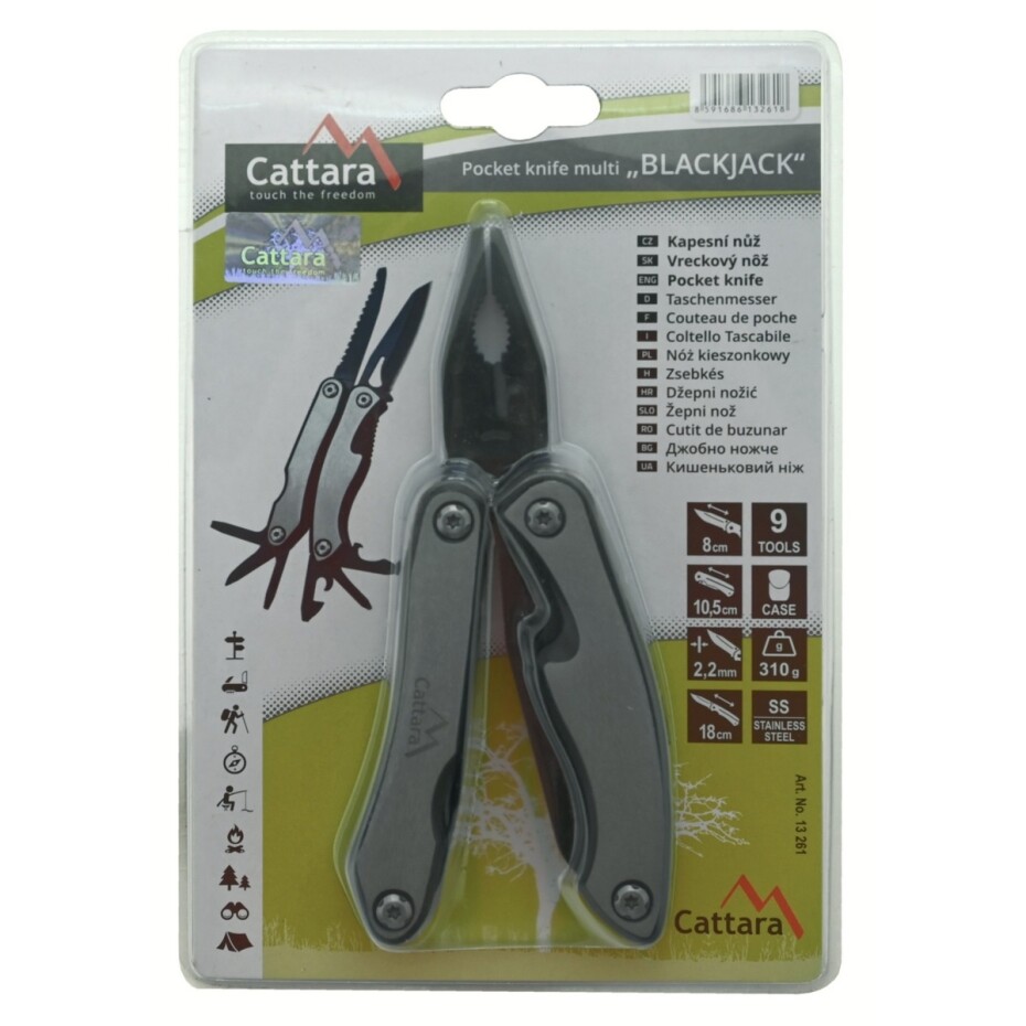 Cattara 13261 Multifunkční kleště Blackjack, 10,5 cm - main (6)