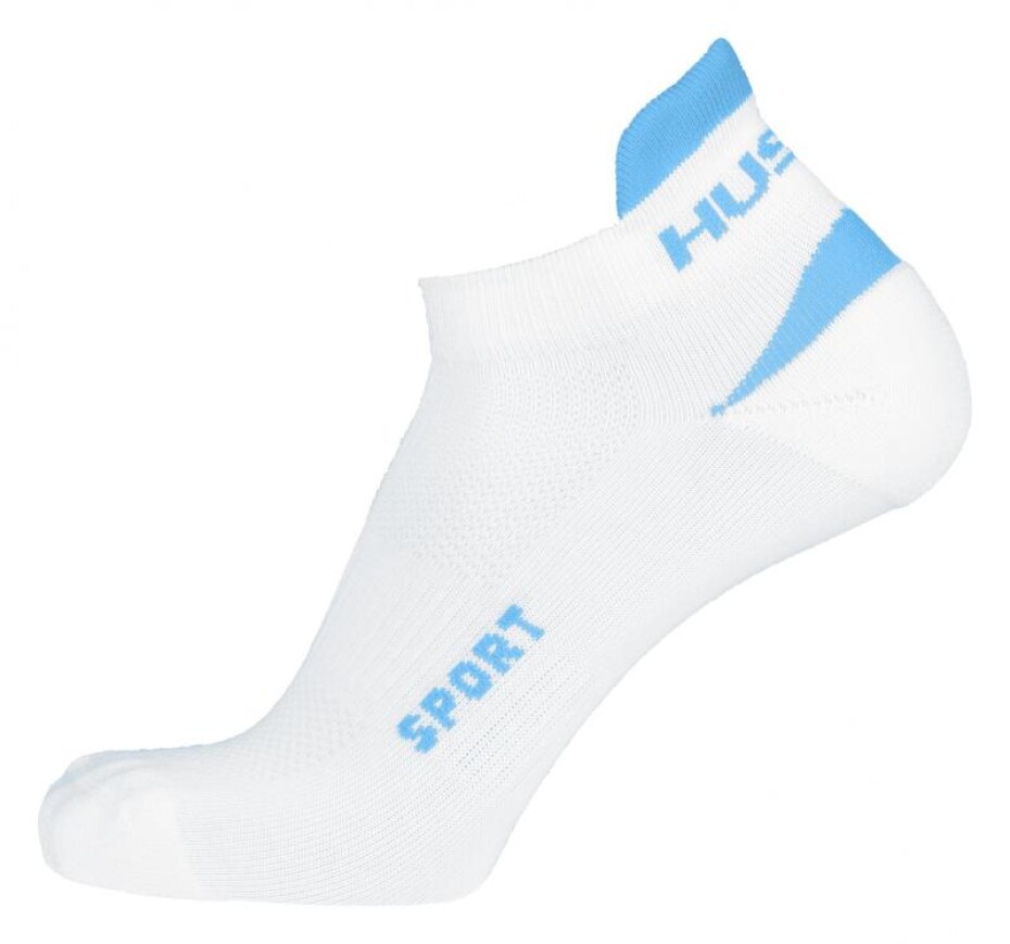 Husky Sport bílé/modré ponožky - main (0)