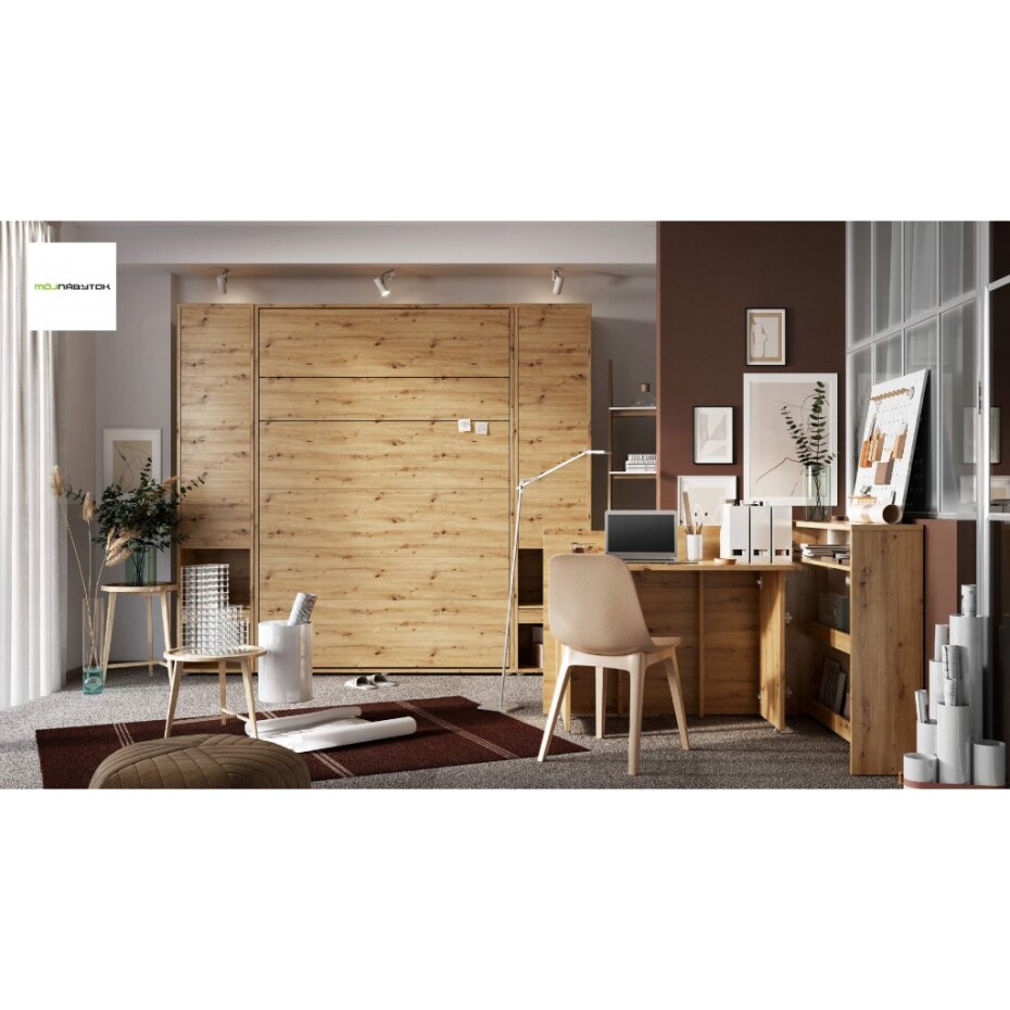 Dig-net nábytek Sklápěcí postel Lenart BED CONCEPT BC-03 | 90 x 200 cm Barva: Šedá - main (6)