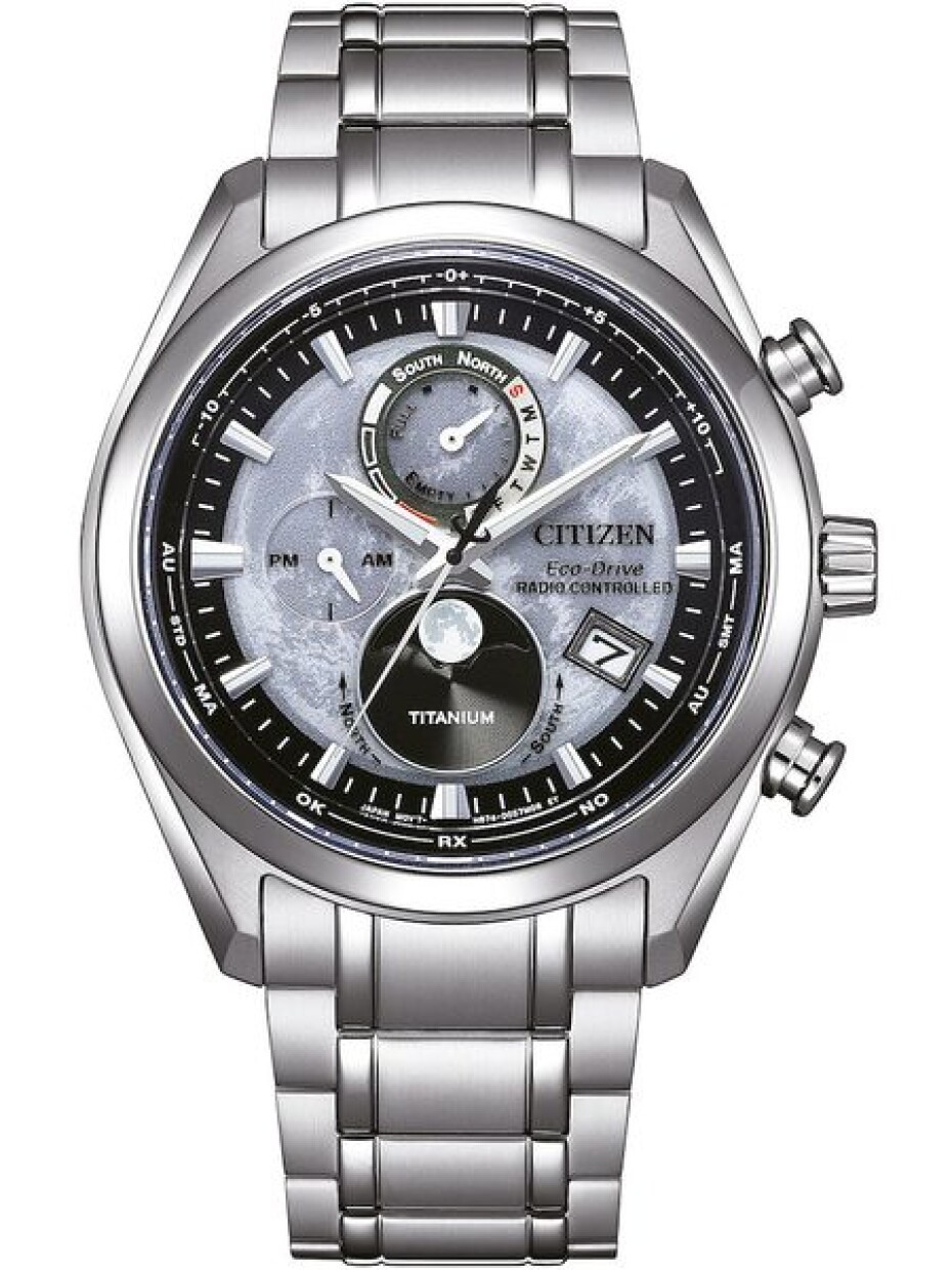 Citizen Eco-Drive Radio Controlled Tsukiyomi Moonphase Super Titanium BY1010-81H - main (0)