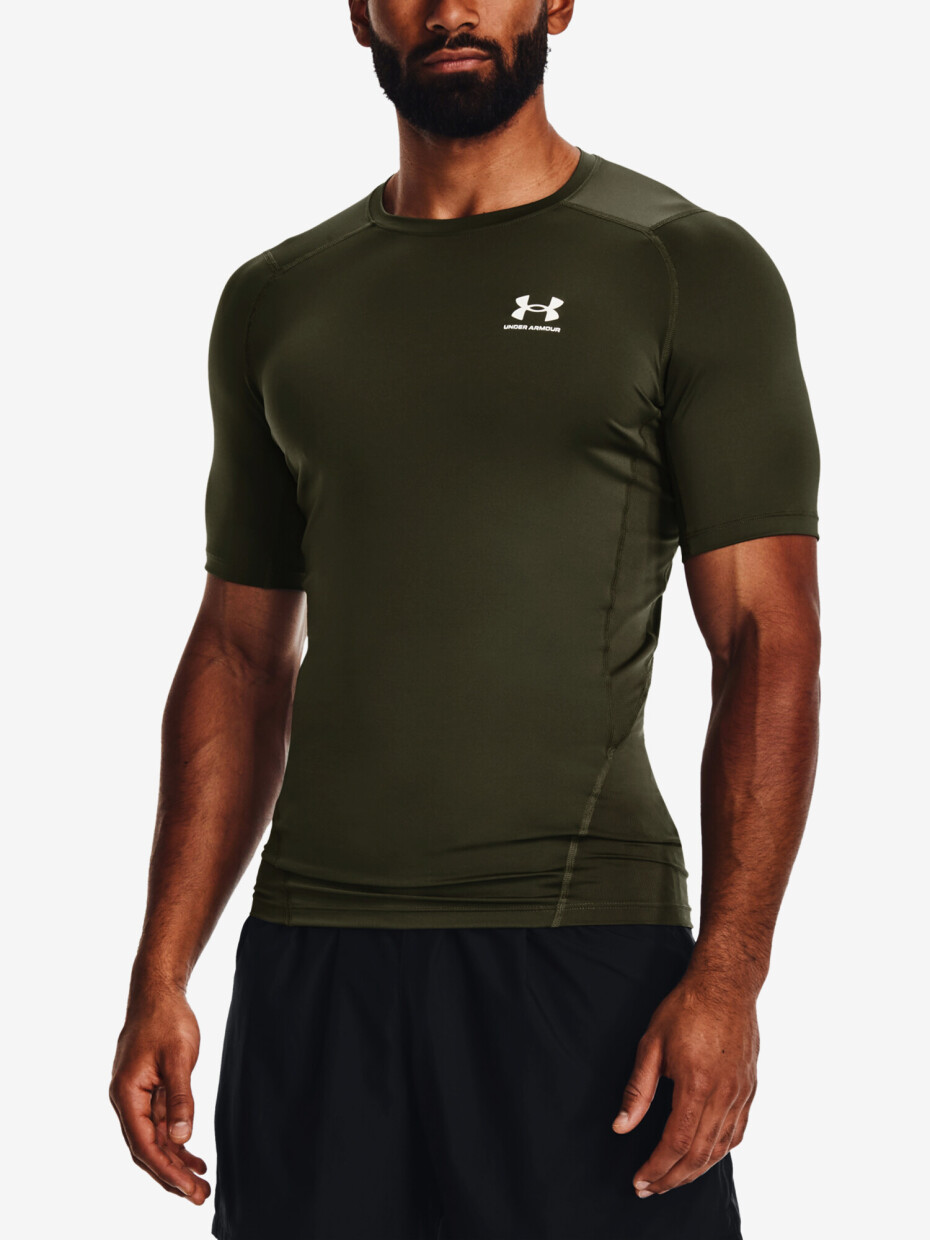 Pánské tričko Under Armour HeatGear Comp SS-GRN XL - main (0)