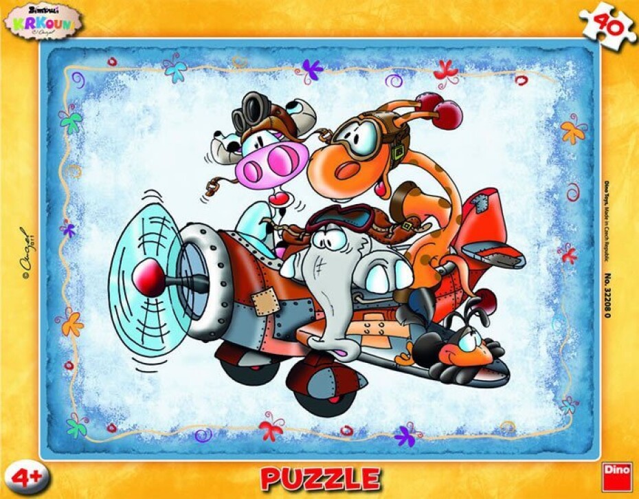 Krkouni - rámové puzzle 40 dílků - main (0)