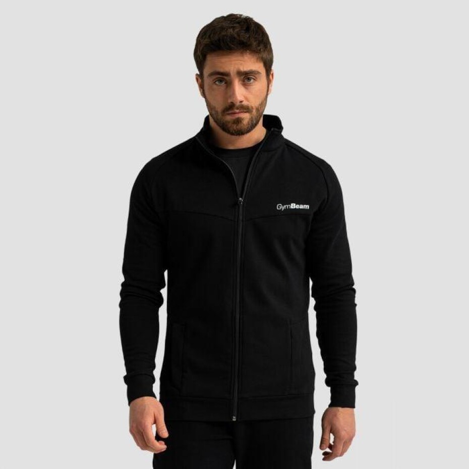 GymBeam Mikina se zipem Limitless Black - main (0)