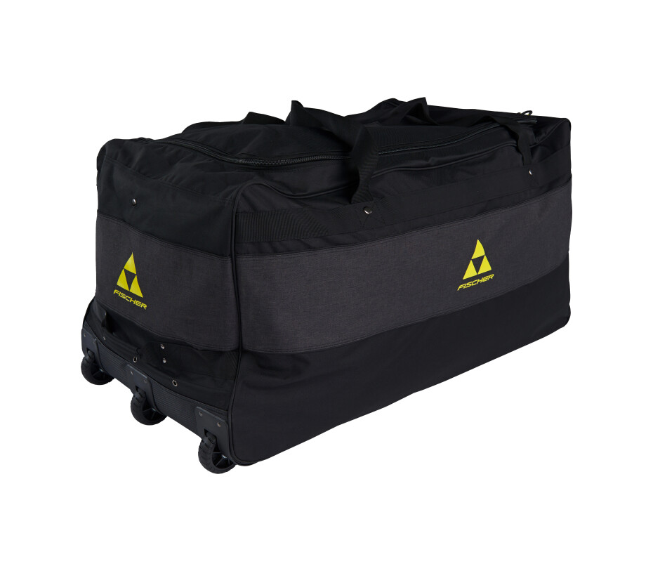 Brankářská hokejová taška na kolečkách Fischer  Black/Yellow 43" Senior - main (0)