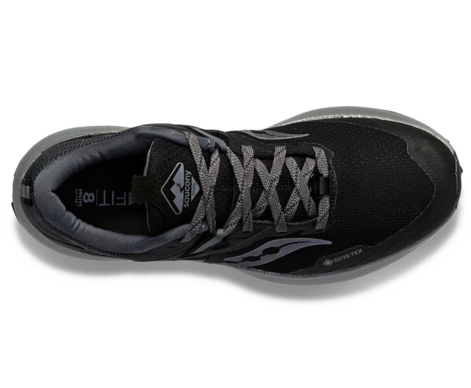 Dámská běžecká obuv Saucony  Ride 15 TR GTX Black/Charcoal  UK 7,5 - main (3)