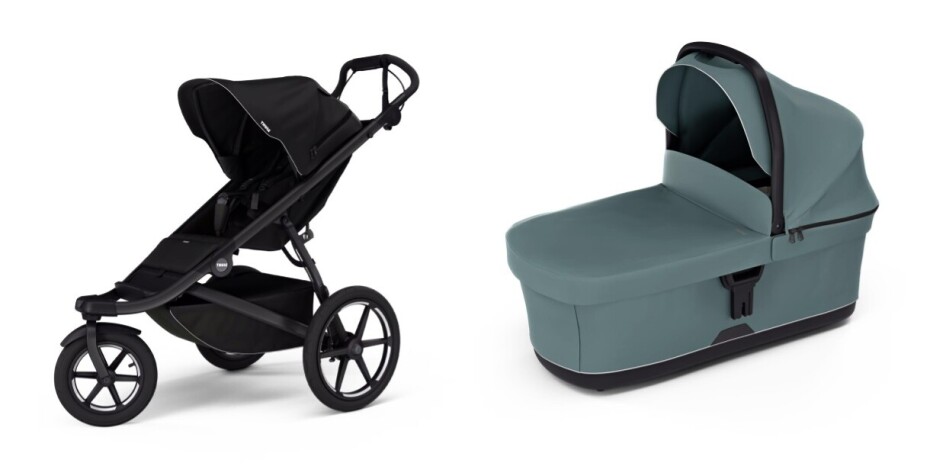 Sportovní kočárek Thule Urban Glide 3 Black + korbička Mid blue - main (0)