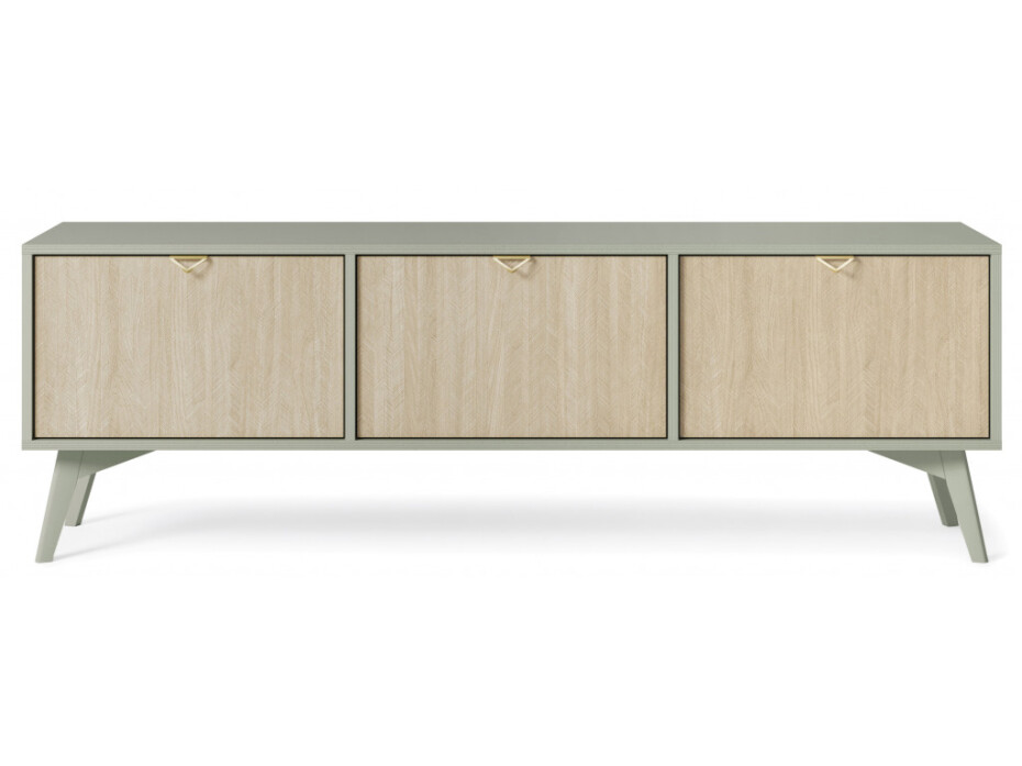 ArtPS Obývací stěna TIMBER | béžová/zelená - main (2)
