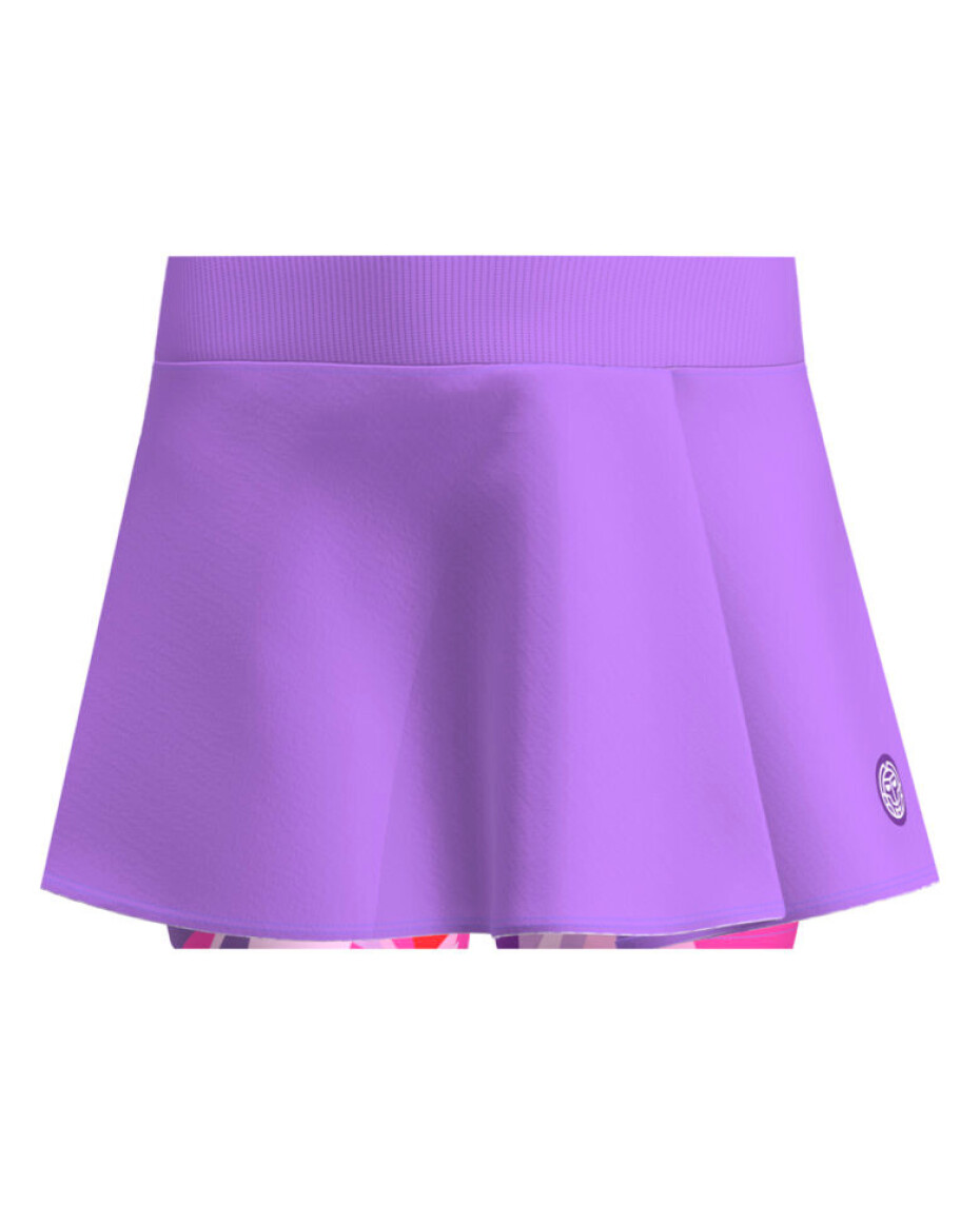 Dívčí sukně BIDI BADU  Spike Printed Wavy Junior Skort Lilac/Pink 140 cm - main (0)