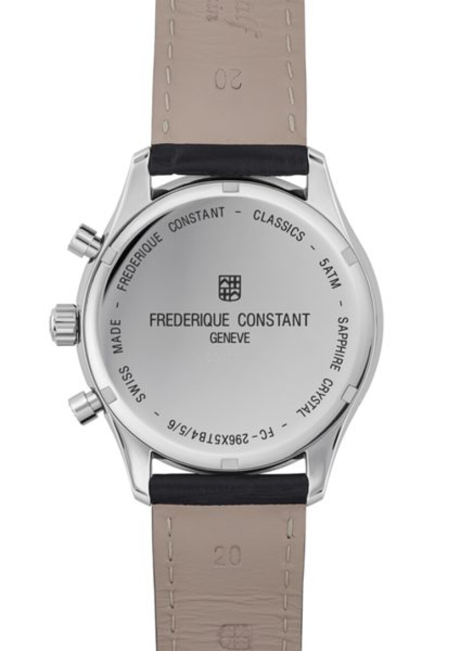 Frederique Constant Classics Gents Chronograph Triple Calendar Quartz FC-296SW5B6 - main (9)