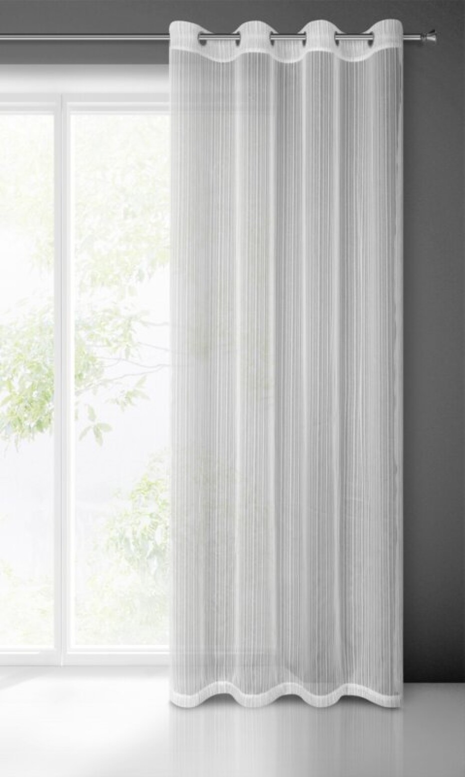 ArtFir Záclona NOELIA K | bílá 140 x 250 cm - main (1)