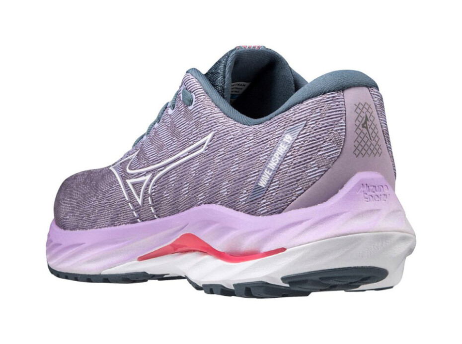 Dámská běžecká obuv Mizuno  Wave Inspire 19 Wisteria/White/Sun Kissed Coral  UK 5,5 - main (6)