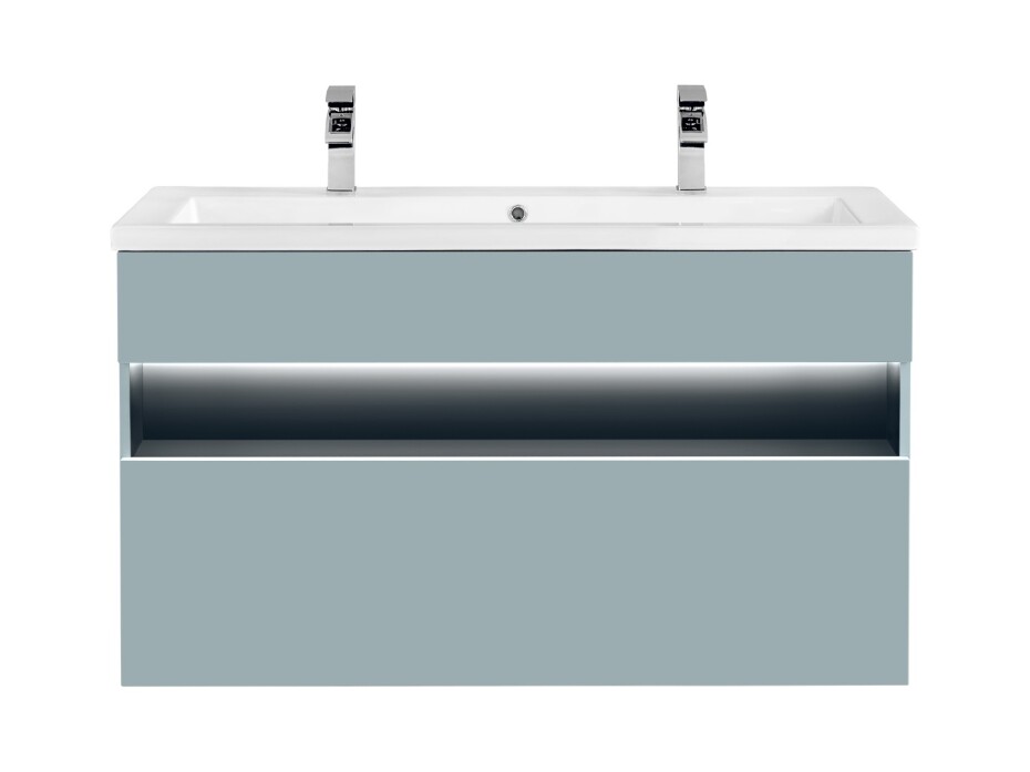ArtCom Keramické umyvadlo SPIRIT UM-8070-120 | bílý lesk 120 cm - main (3)