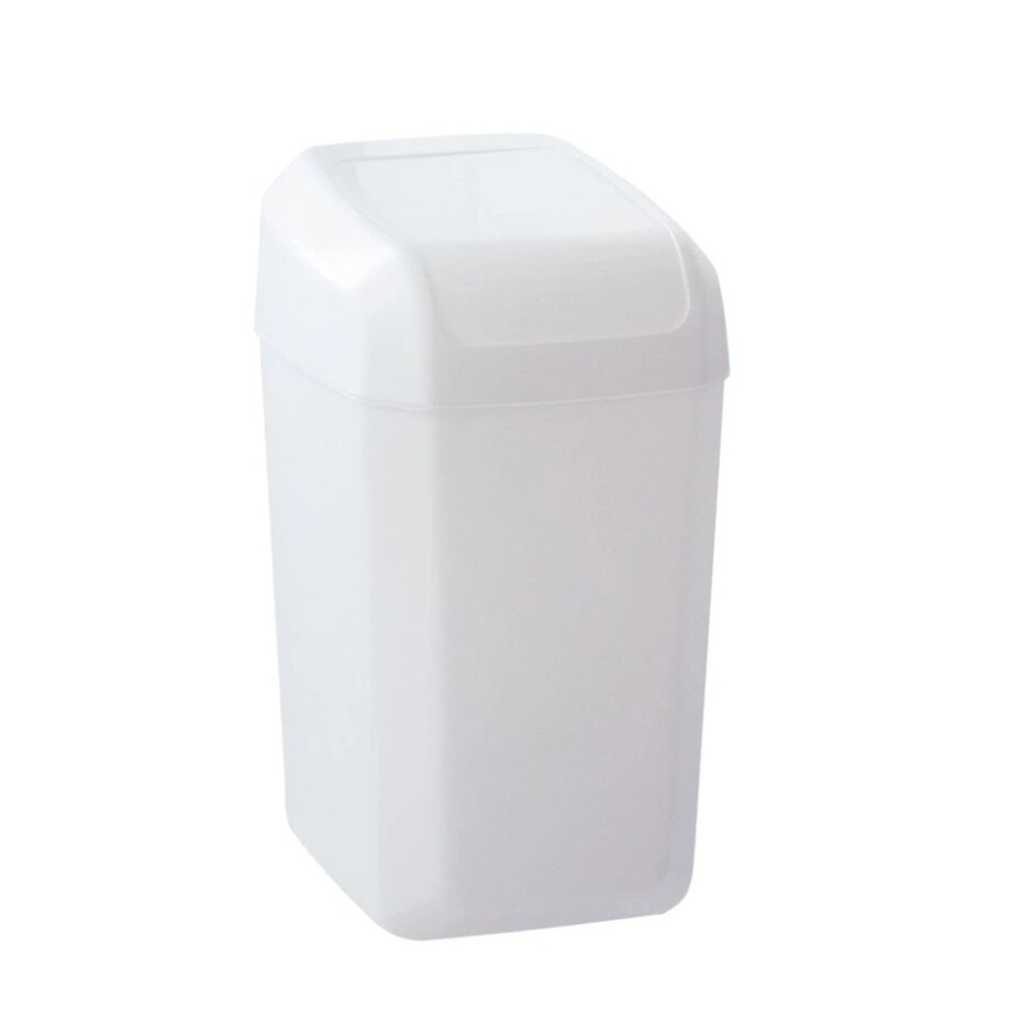 Denox Troya odpadkový koš 15 l, bílý, 15 l - main (0)