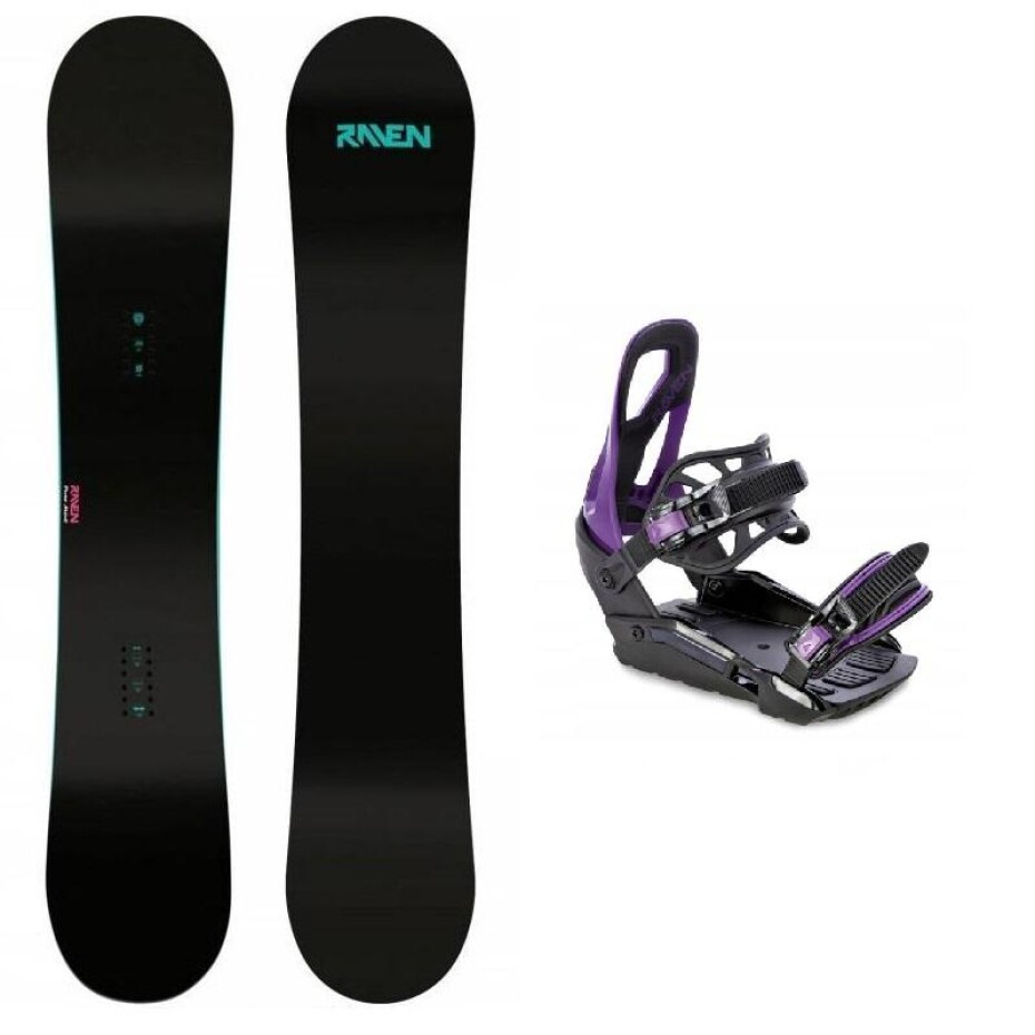 Raven Pure mint dámský snowboard + Raven S230 Black/violet vázání - main (0)