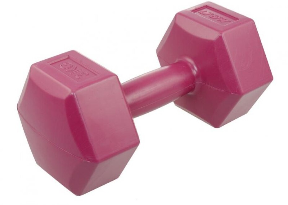 Lifefit Vinylová činka 1 x 3 kg bordó - main (0)