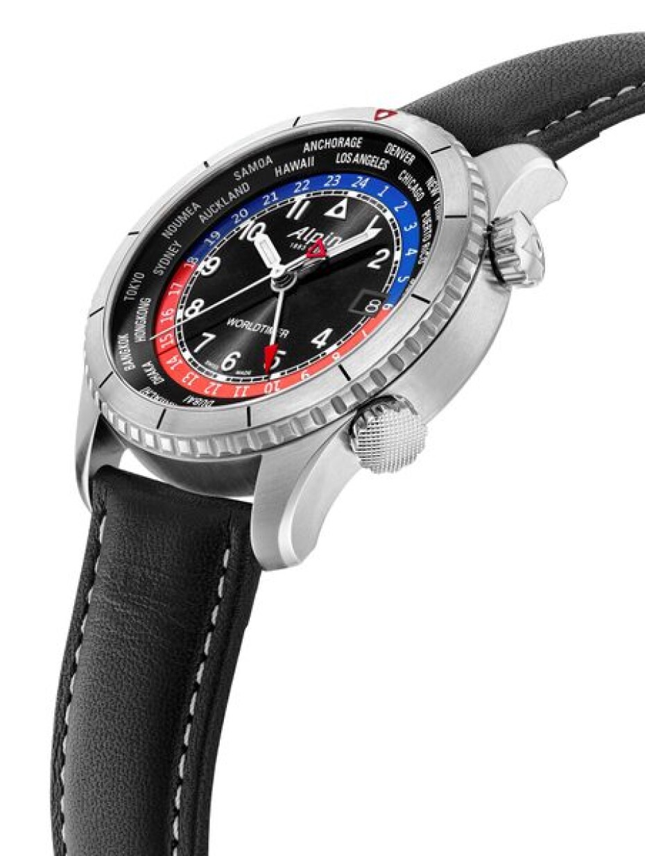Alpina Startimer Pilot Quartz Worldtimer AL-255BRB4S26 - main (1)