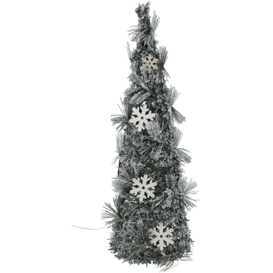 Vánoční dekorace Kužel se sněhem LED, 40 cm - main (0)