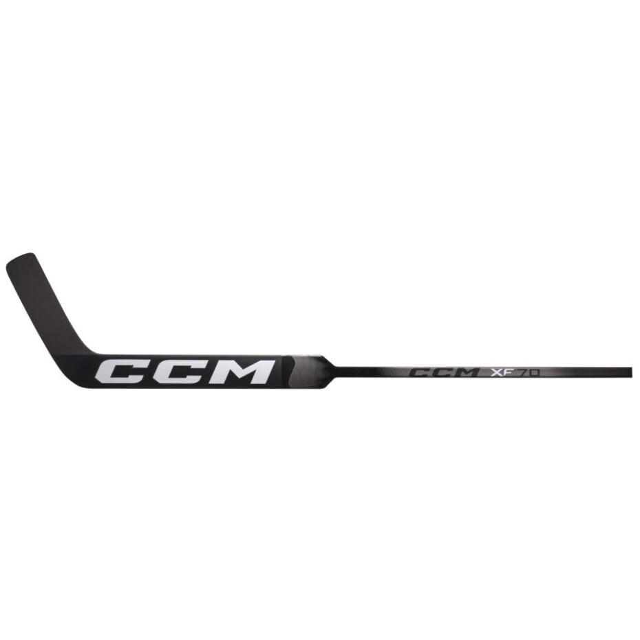 Kompozitová brankářská hokejka CCM Tacks XF 70 Black/Grey Intermediate 23 palců, L (normální gard) - main (3)