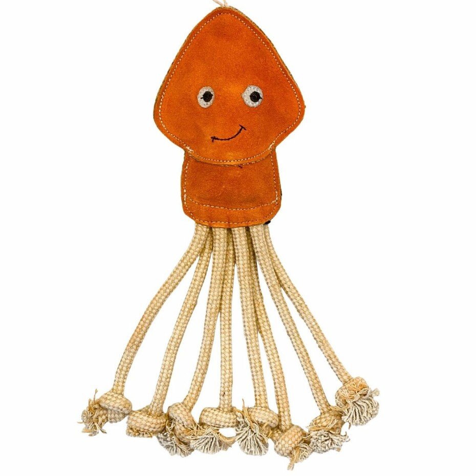 PafDog Oliheň Ollie Hračka pro psy z kůže a juty se zvukem, 40 cm - main (0)