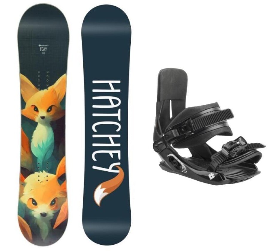 Hatchey Foxy dětský snowboard + Hatchey Tactic Junior vázání - main (0)