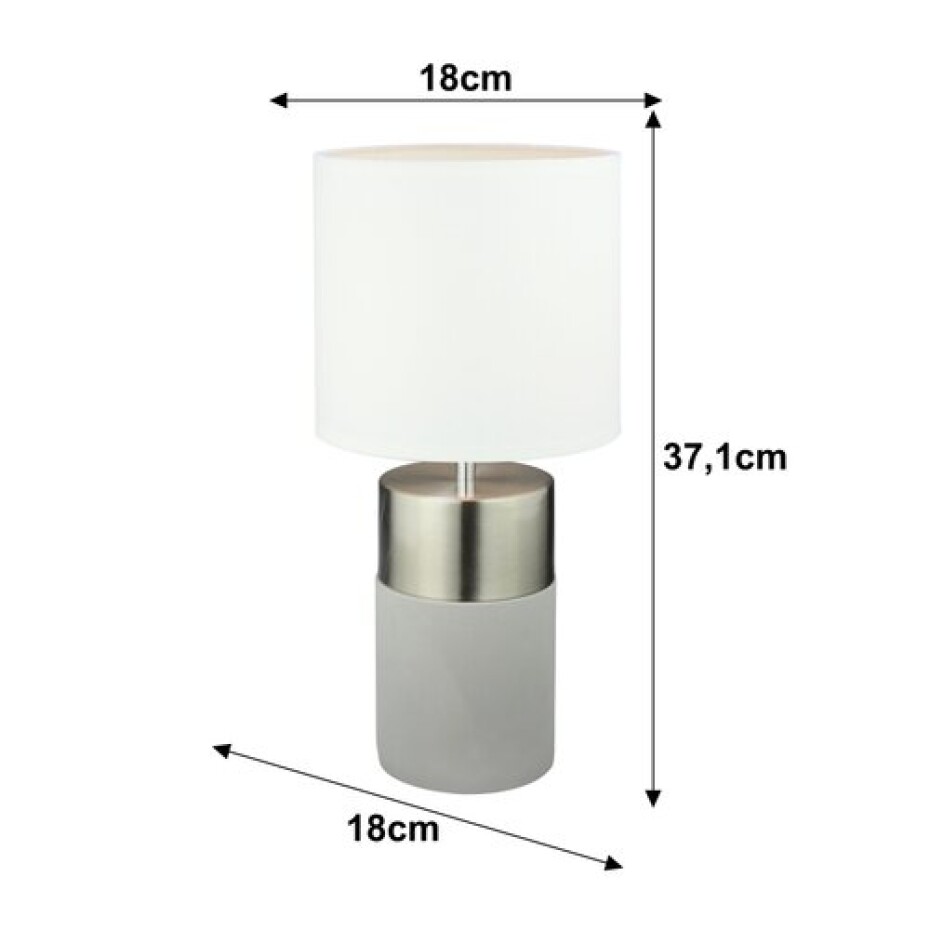 Tempo Kondela Stolní lampa Qenny 19, bílá - main (1)