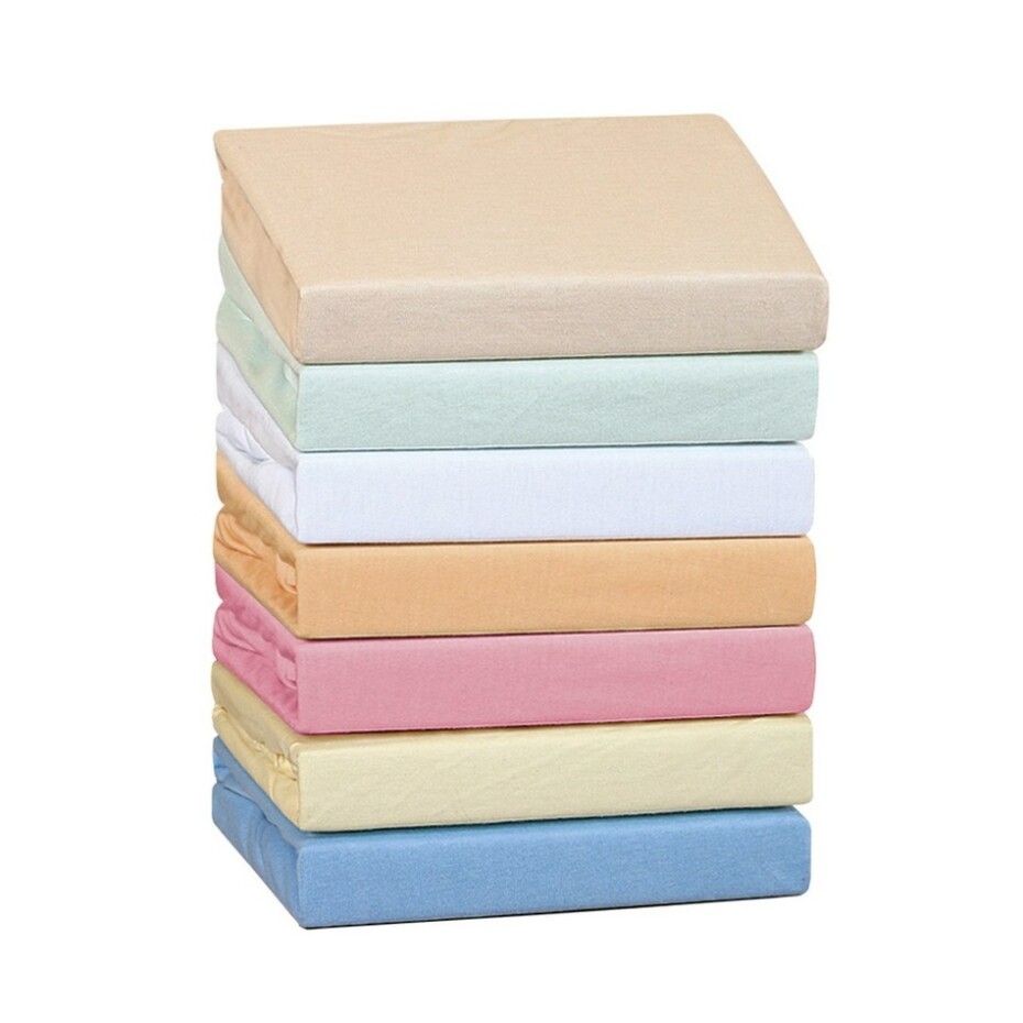Bellatex Dětské jersey prostěradlo, světle modrá, 60 x 120 cm - main (1)