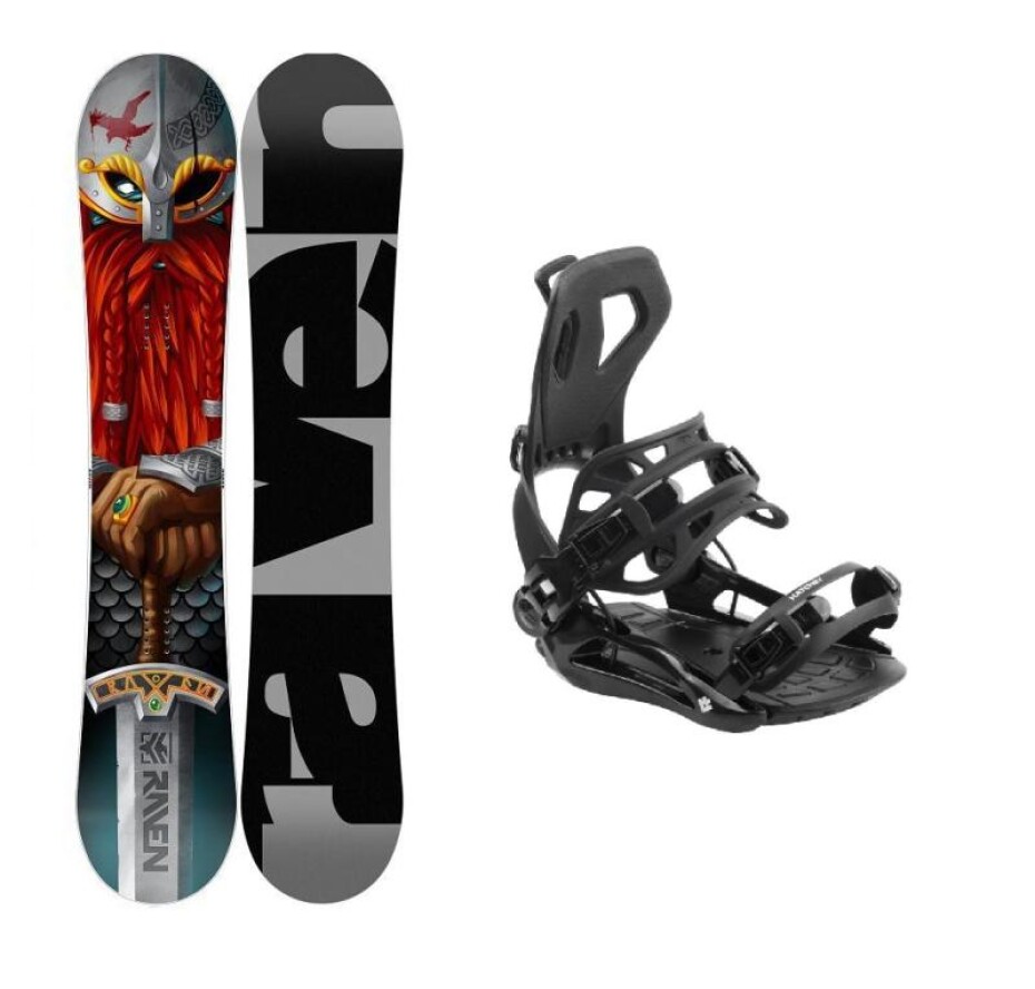 Raven Dwarf pánský snowboard + Hatchey Fastec snowboardové vázání - main (0)