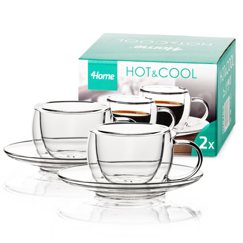 4Home Termo sklenice na espresso Style Hot&Cool, 80 ml, 2 ks - main (6)