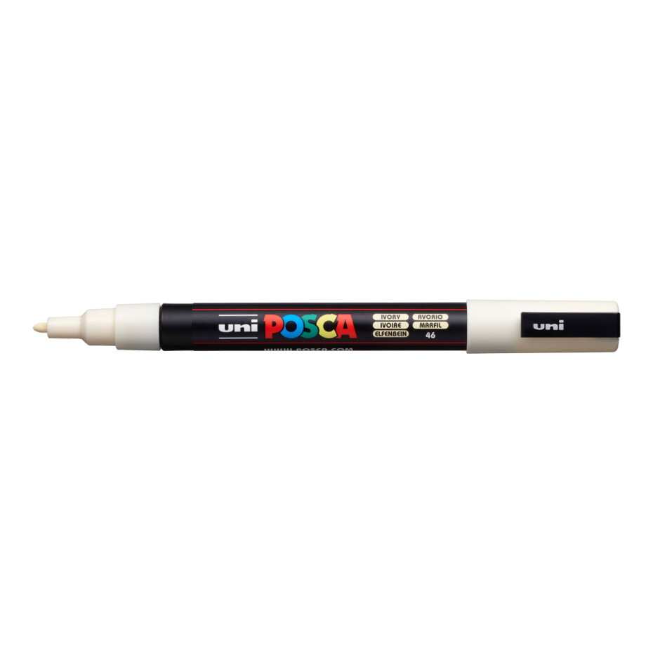 Posca popisovač PC-3M, 0,9 - 1,3 mm, smetanová (46) - main (0)