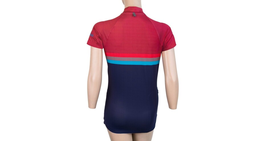 Dámský cyklistický dres Sensor  Cyklo Summer Stripe Blue/Lilla M - main (1)