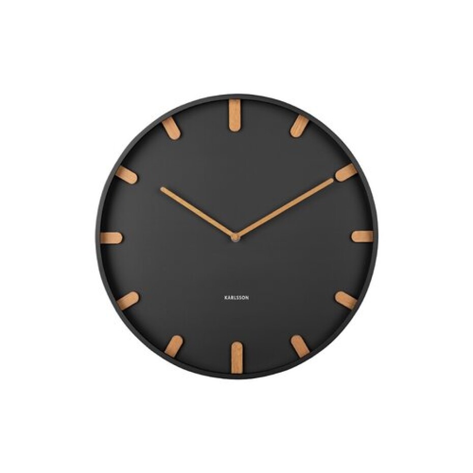 Karlsson 5942BK designové nástěnné hodiny 40 cm - main (0)