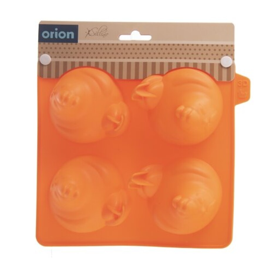 Orion Forma silikon slepičky 4, oranžová  - main (6)