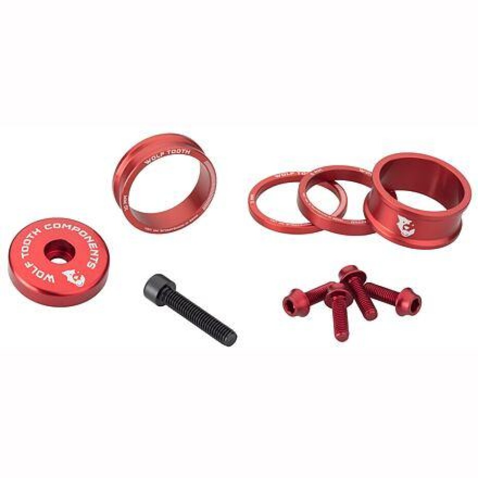 Wolf Tooth Sada Anodized Color Kit Červená - main (0)