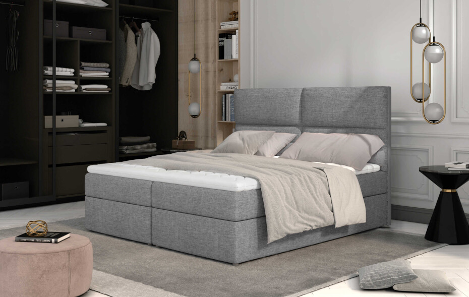 Artelta Manželská postel AMBER Boxspring | 140 x 200 cm Barevné provedení AMBER: Soft 33 - main (14)