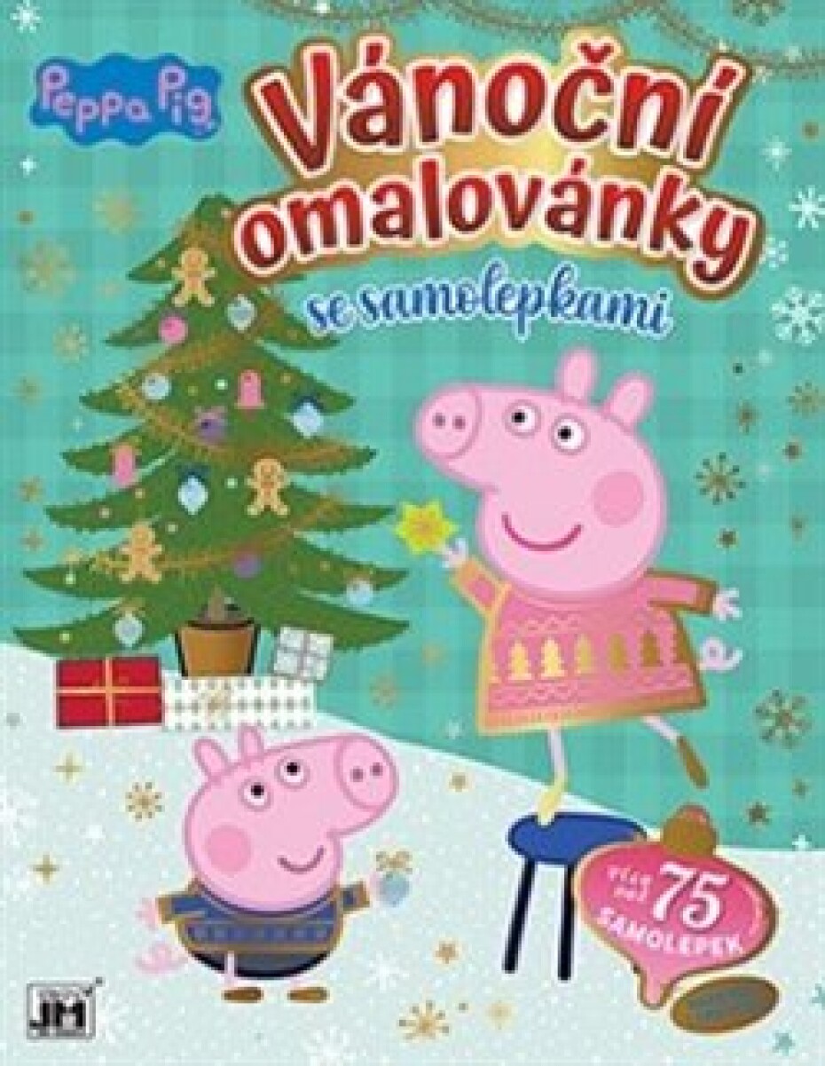 Vánoční omalovánky se samolepkami - Peppa Pig - main (0)