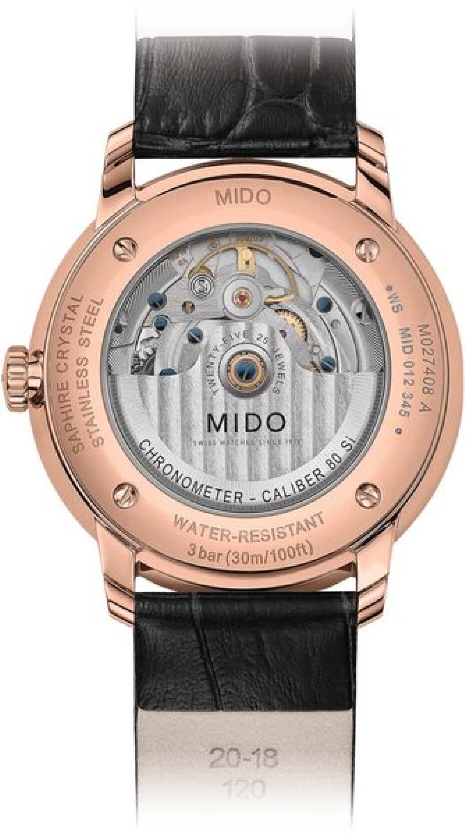Mido Baroncelli Chronometer Silicon M027.408.36.031.00 - main (1)