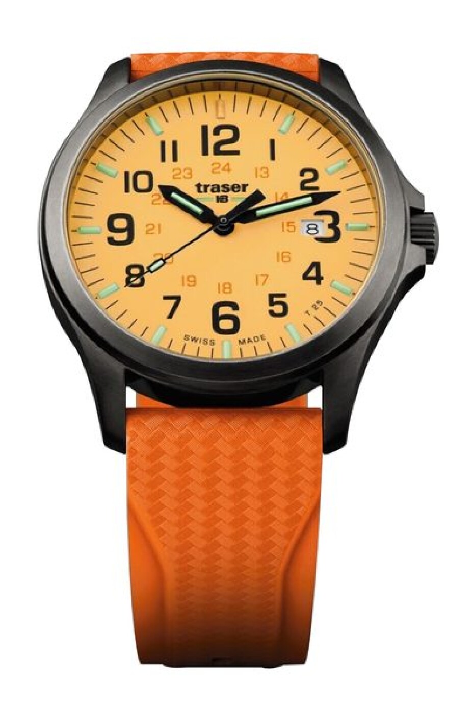 Traser P67 Officer Pro GunMetal Orange Silikon - main (0)