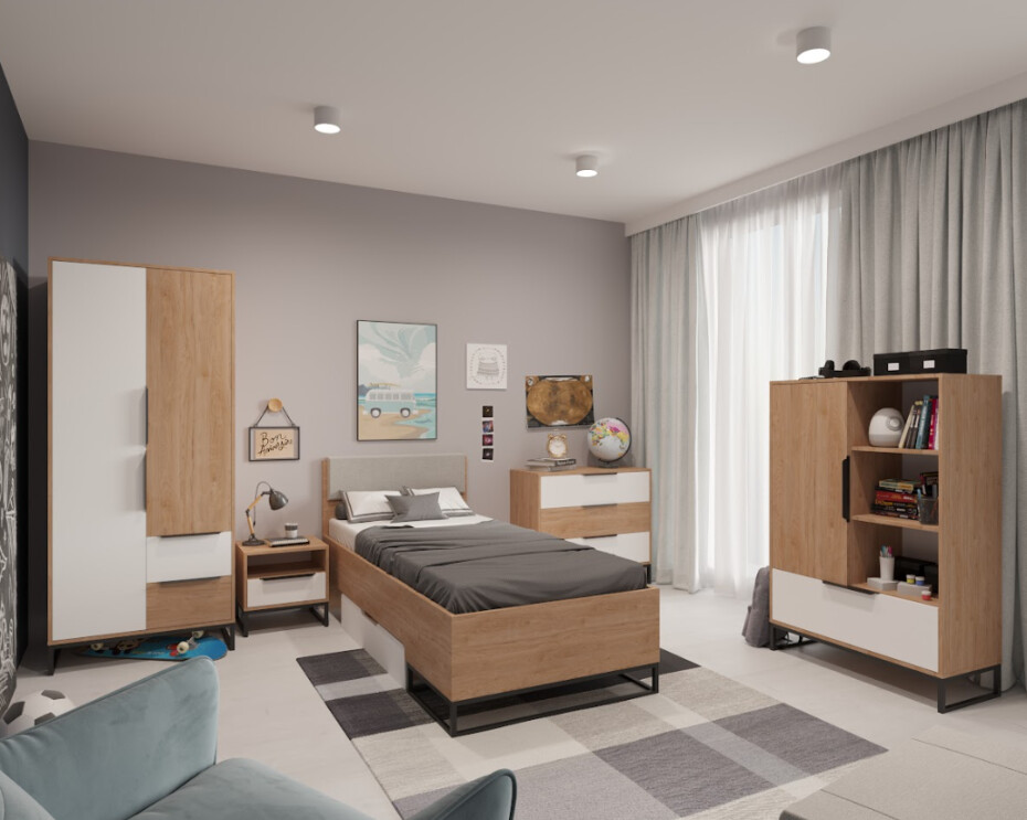 ArtGiB Šatní skříň LANDRO LR-10 - main (4)