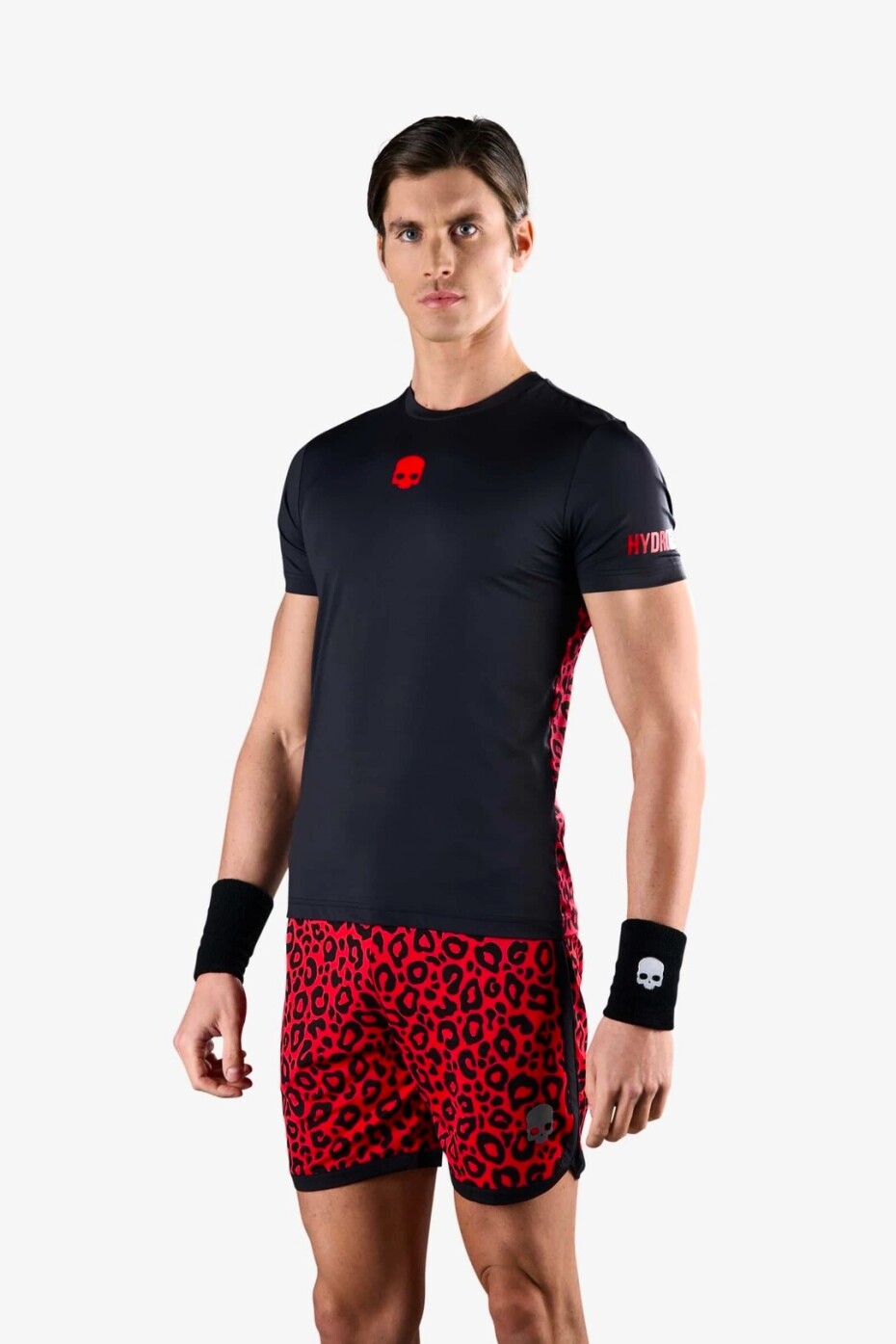 Pánské tričko Hydrogen  Panther Tech Tee Black/Red L - main (3)