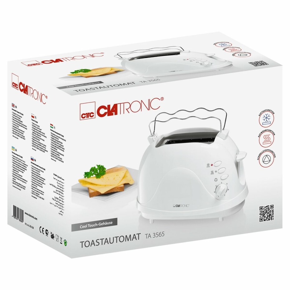 Clatronic TA 3565 toustovač, bílá - main (4)