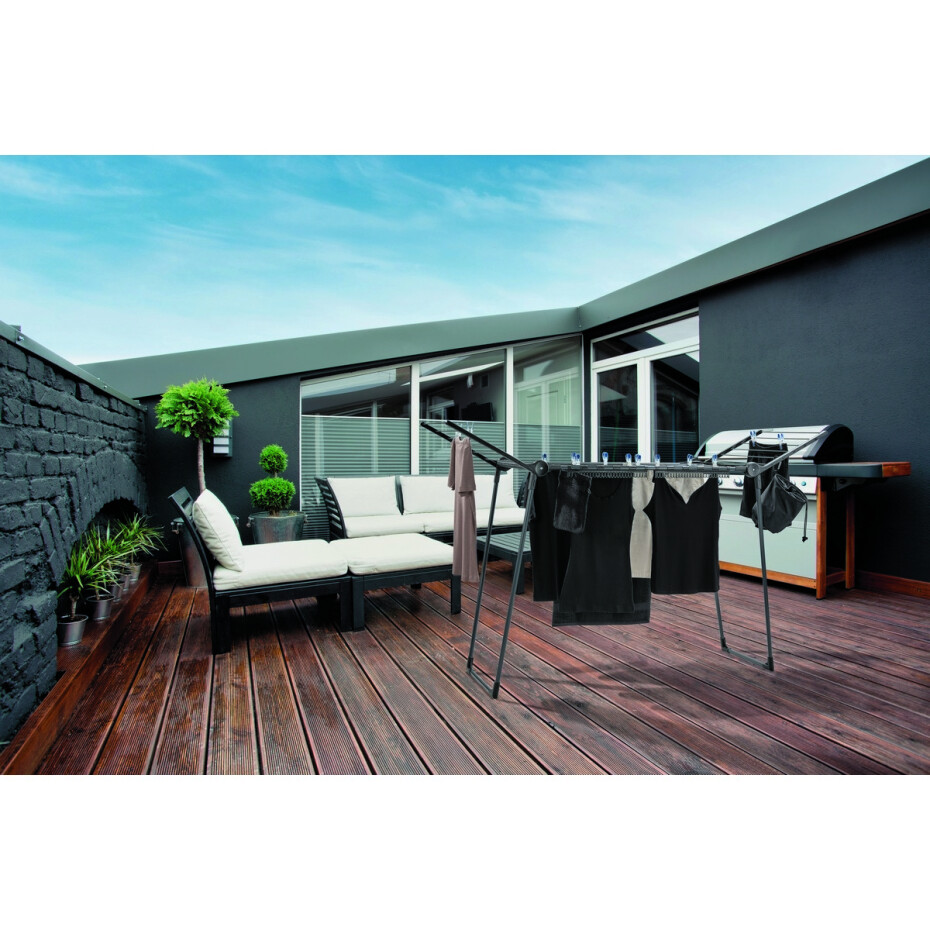 Leifheit Sušák na prádlo PEGASUS 150 Solid Slim Black - main (7)